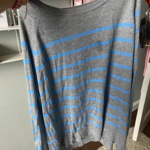 Jättefin tröja har däremot en fett fläck på sig som däremot inte syns i vanliga fall  -  en fin Zara tröja med blåa ränder 💙