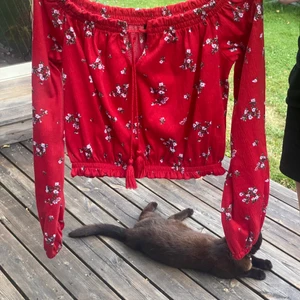 Långärmad cropped tröja - En tröja jag aldrig använt. Jag skulle vilja påstå att den är hyfsat tjock i materialet. 