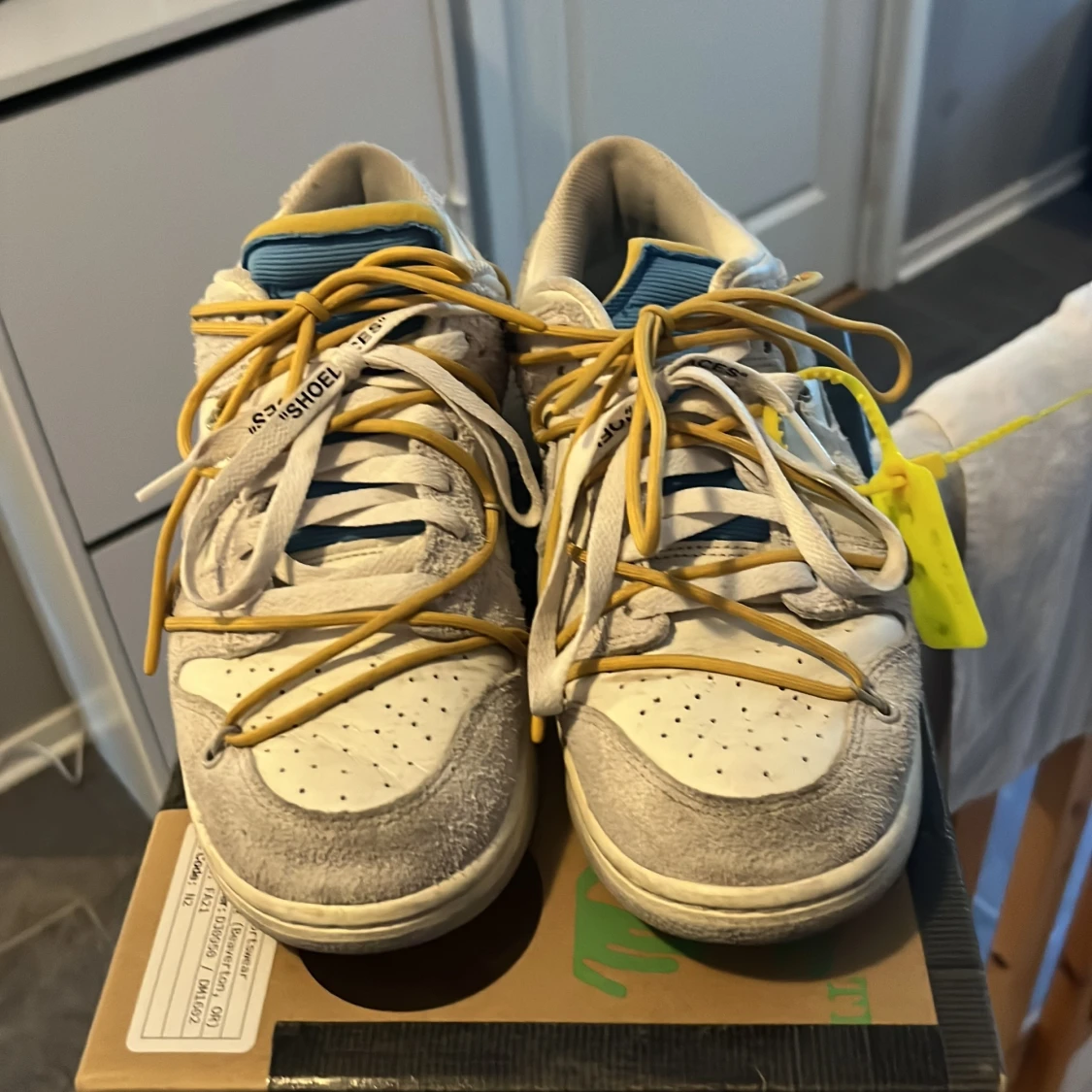 Nike dunk low off-white lot 34 s - 90
