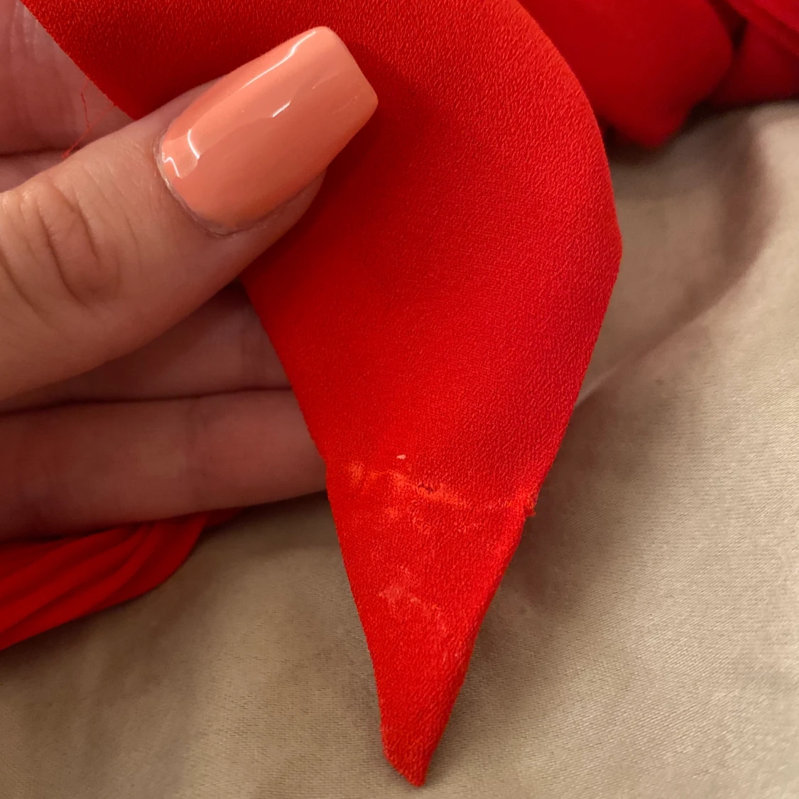 Röd långklänning - 91