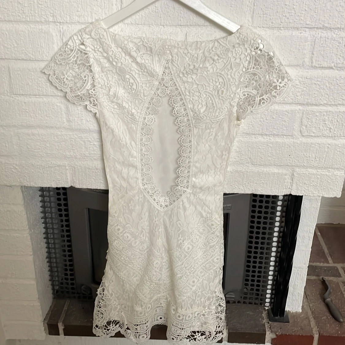 Vit sommarklänning  - 90