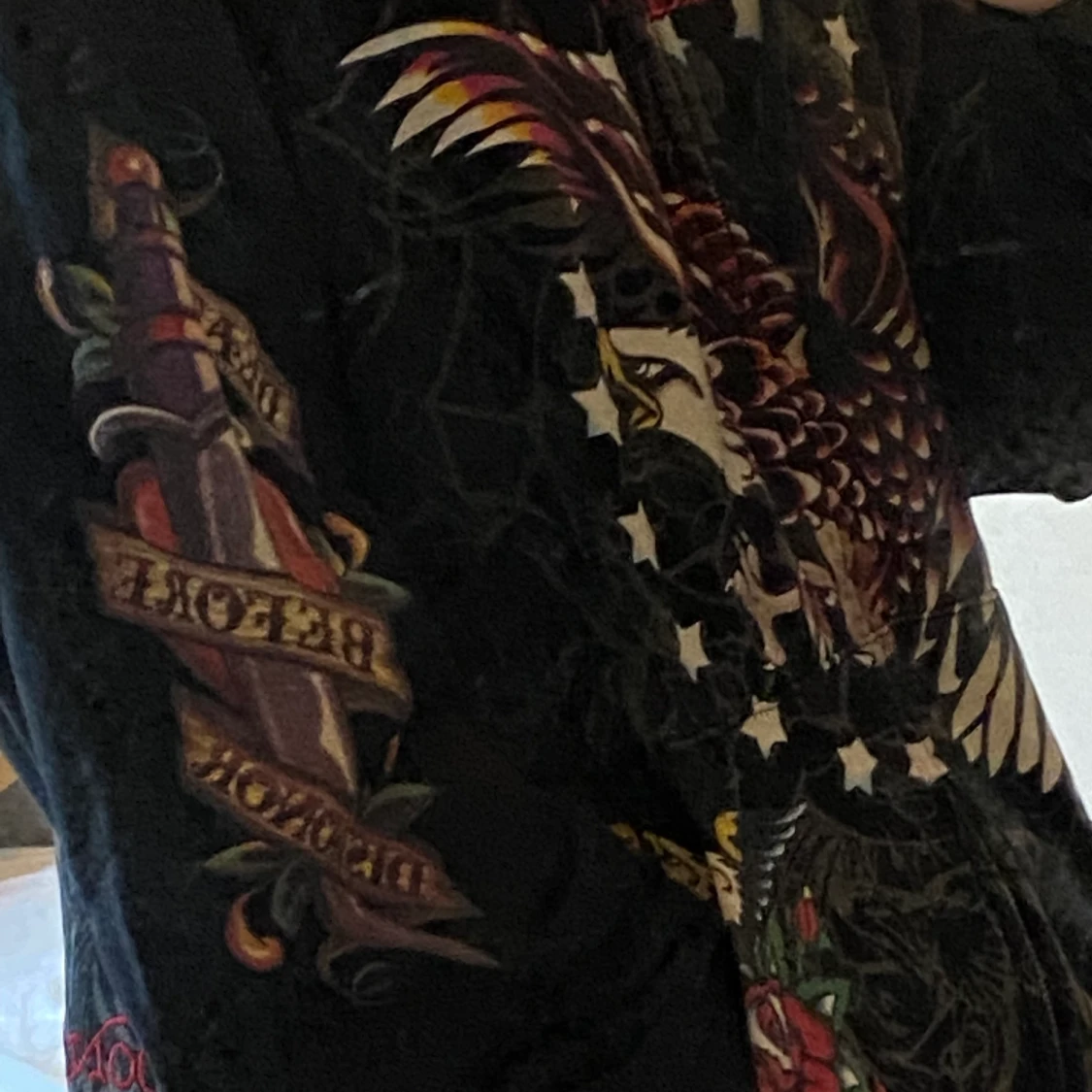 Ed Hardy Hoodie Zip Up - 90