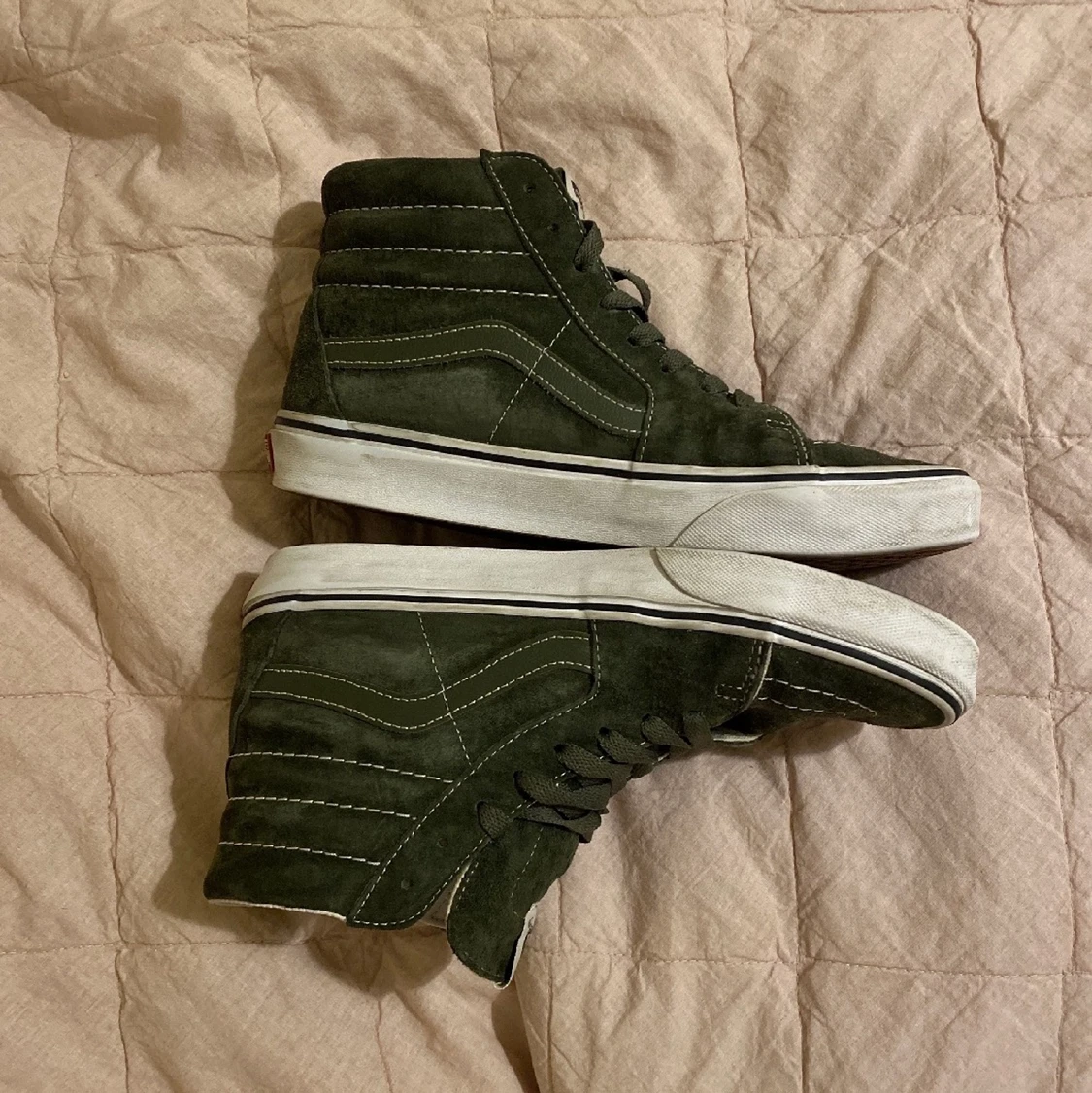 Gröna mocka skor - 90