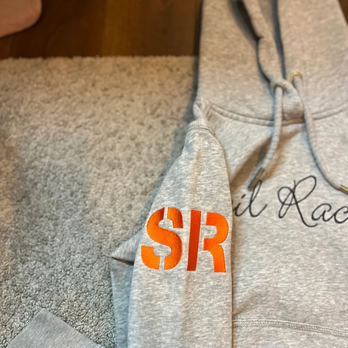 Grå sail racing Hoodie, storlek: Xs - 90
