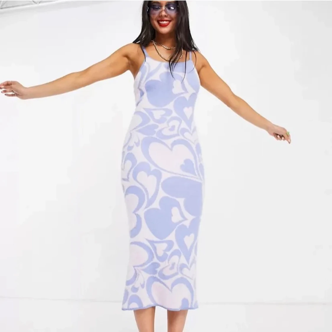 fluffig sommarklänning - 90