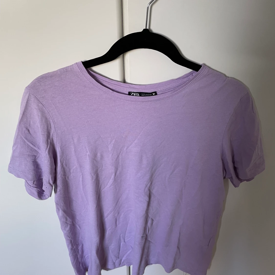 Lila t-shirt pastell - 90