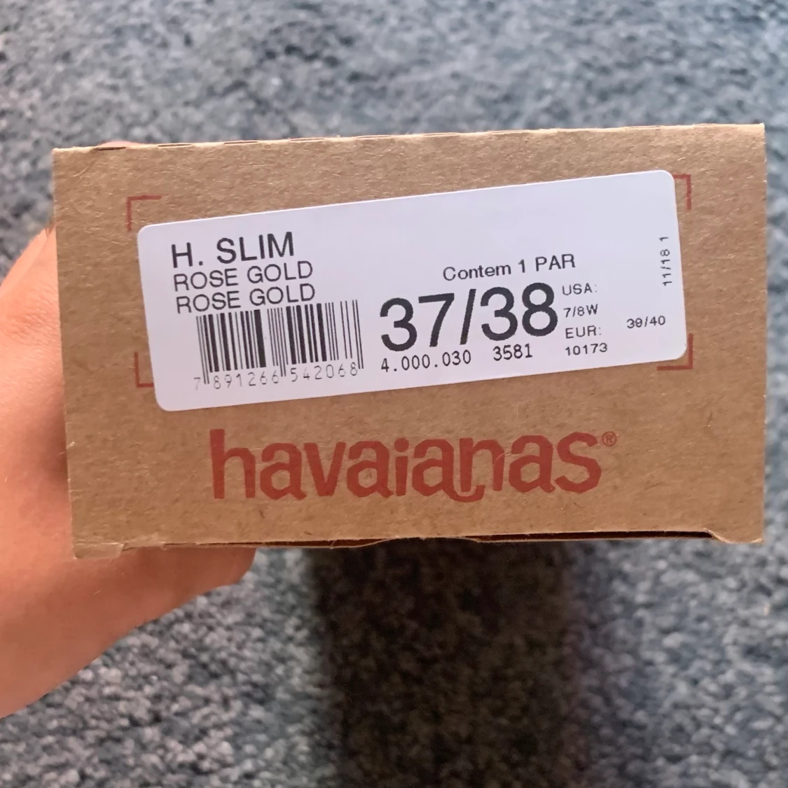 Guldiga Havaianas - 90