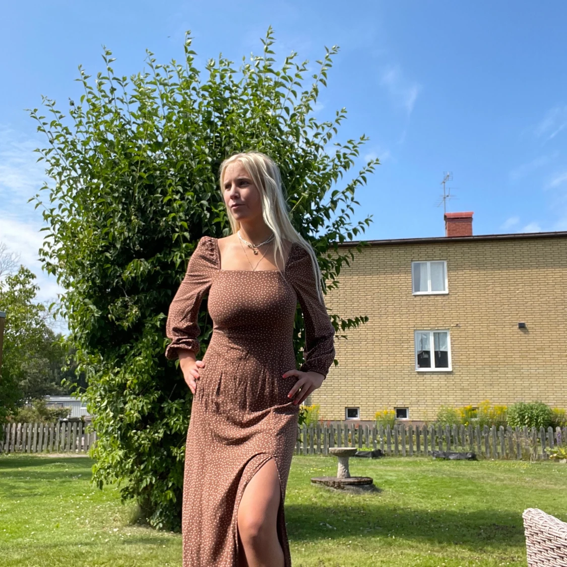 Lång sommarklänning