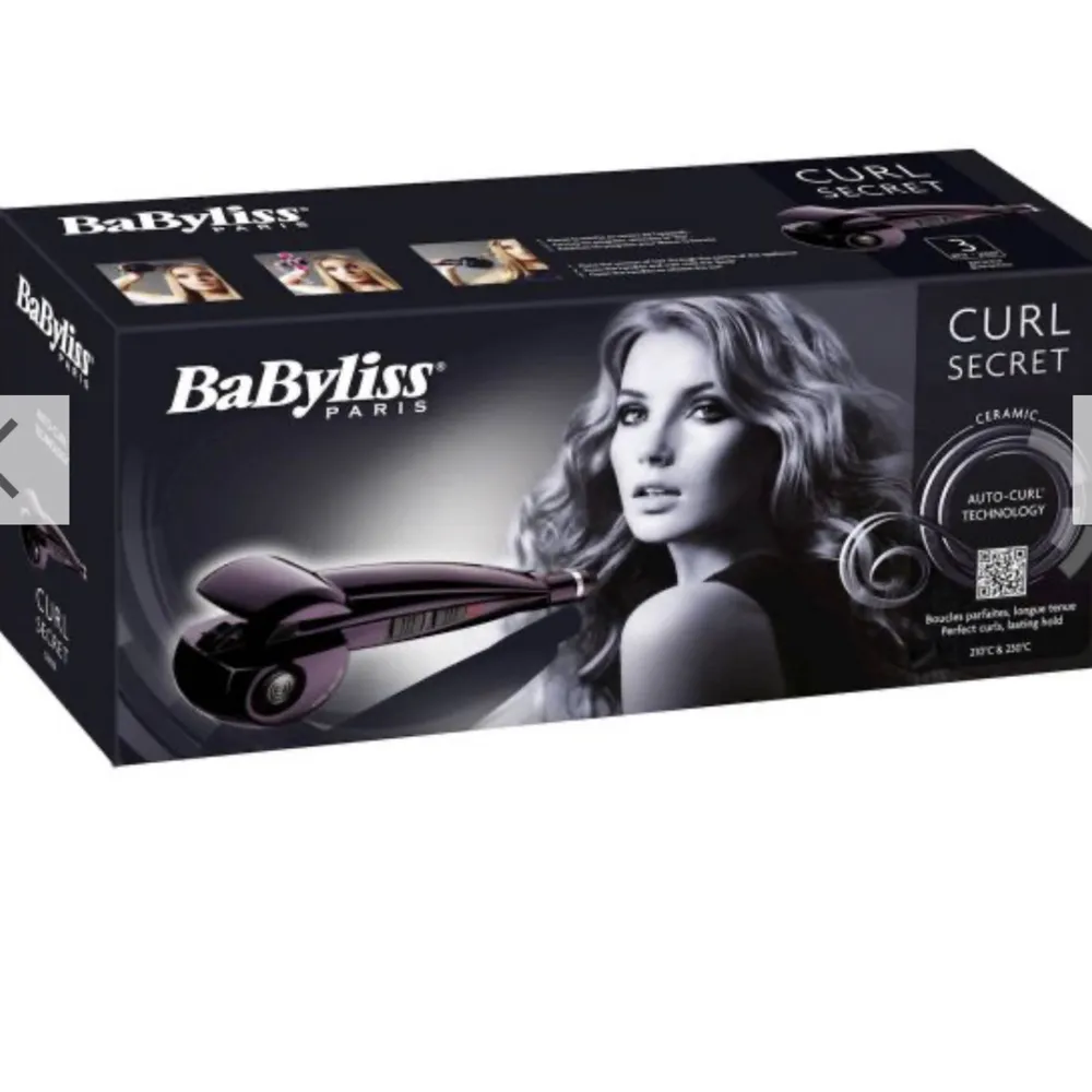 Säljer nu min Babyliss curl secret då jag aldrig använder den, fick som present av min svägerska men  använt den ett par 2-4 gånger. Lockarna blir så fina och det går snabbt att göra. . Övrigt.