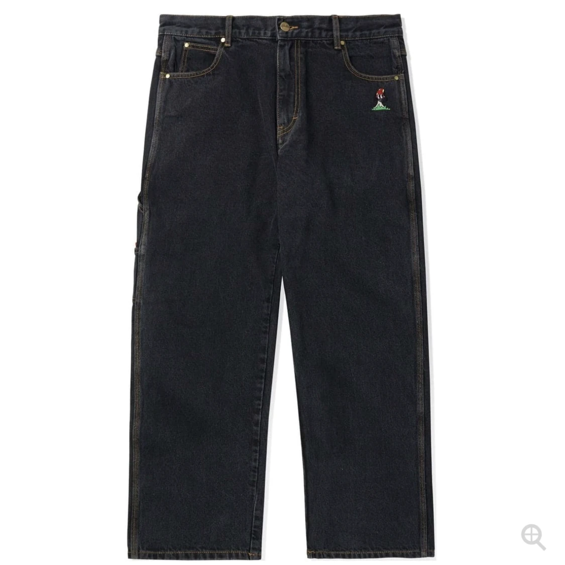 Butter Goods - Mushroom Denim Pants in washed black (black jeans/svarta byxor) 