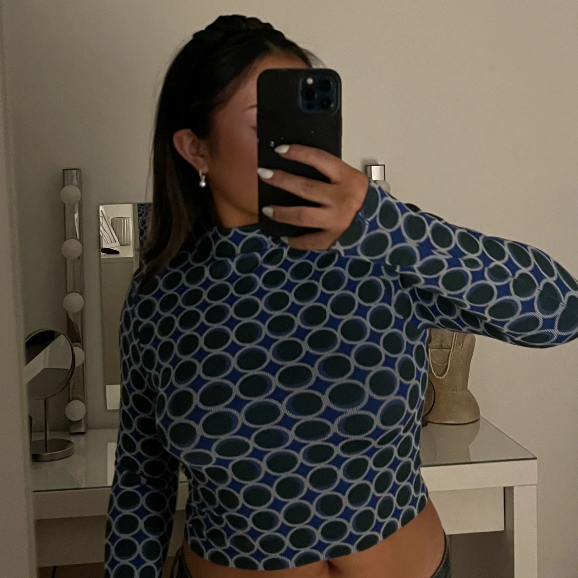 Tight topp med mönster - 90