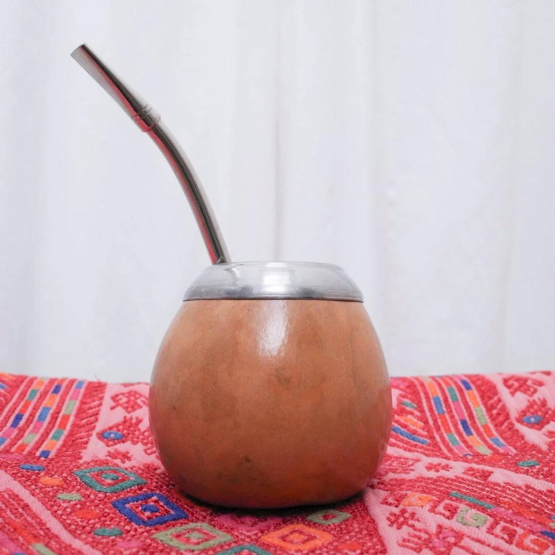 Handmade Maté Tea Set With Gourd & Straw - 90