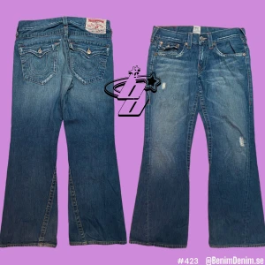 true religion  - True Religion jeans Joey  size on tag, 31/34  Ytterben, 110cm  Innerben, 78cm  midja (rakt över), 44cm  (modell 180cm)