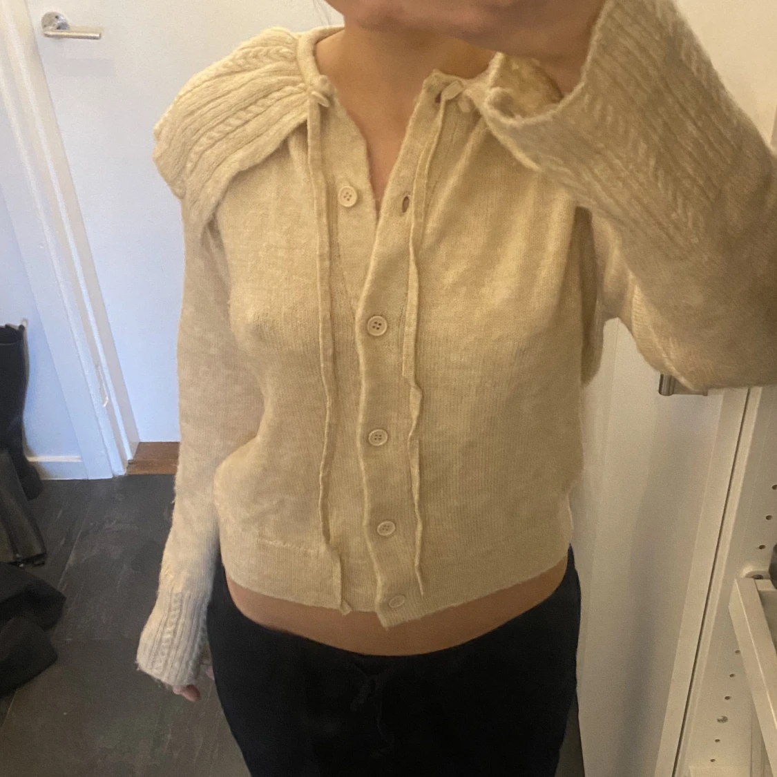 Stickad tröja från mango💗 - 91