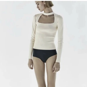 Zara tröja  - Super snygg zara topp helt slutsåld 💓 aldrig använd ! Har suttit fläck borttagning på fläcken så den syns inte längre! Orkar inte ta bud så sätter direkt pris på 250kr !!