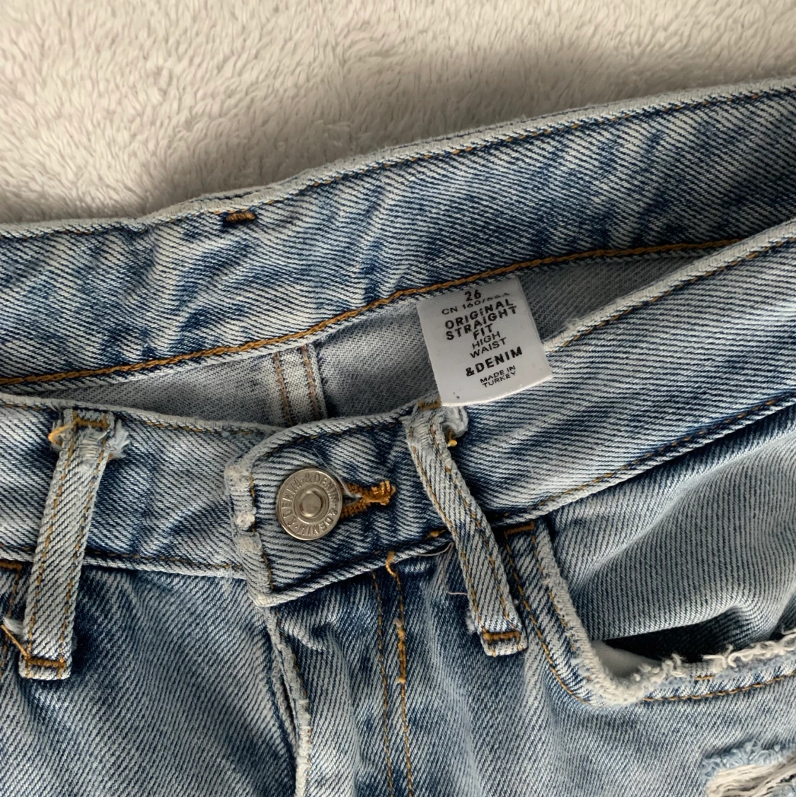 Slitna straight fit jeans - 90