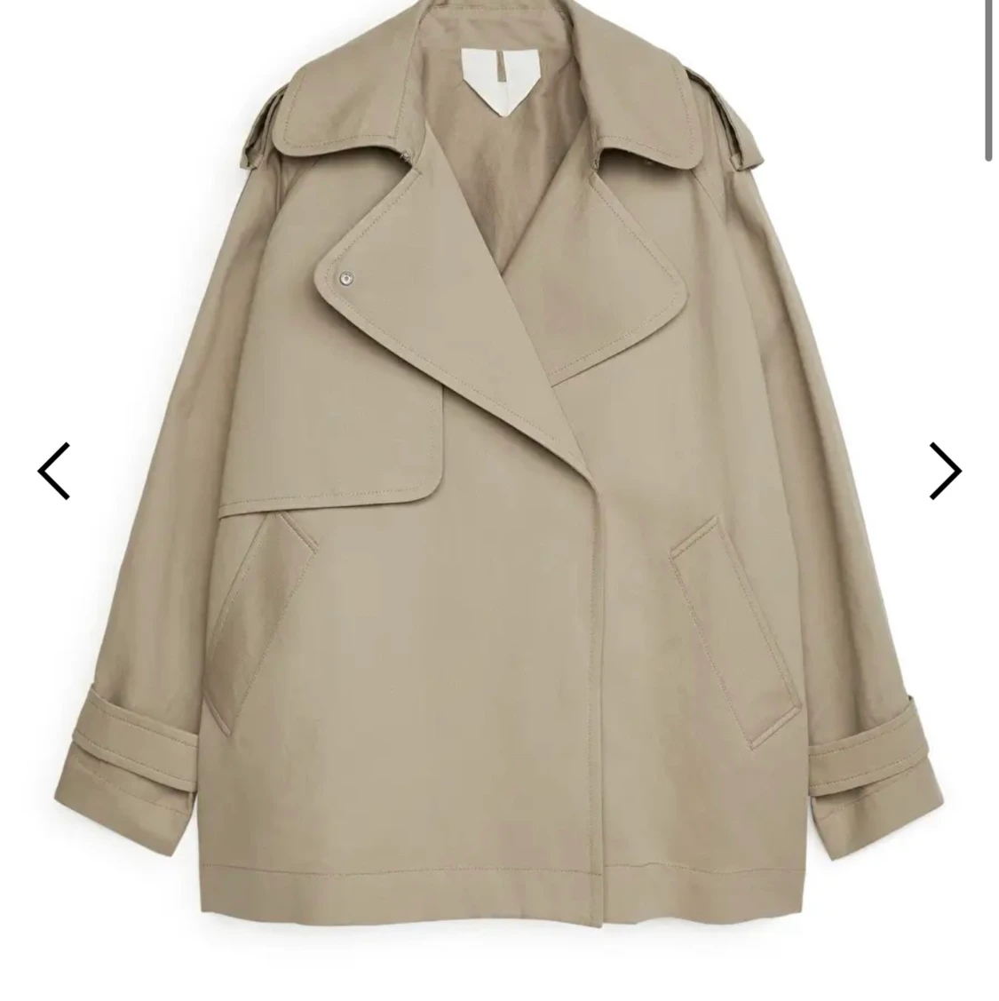 Arket trench coat 