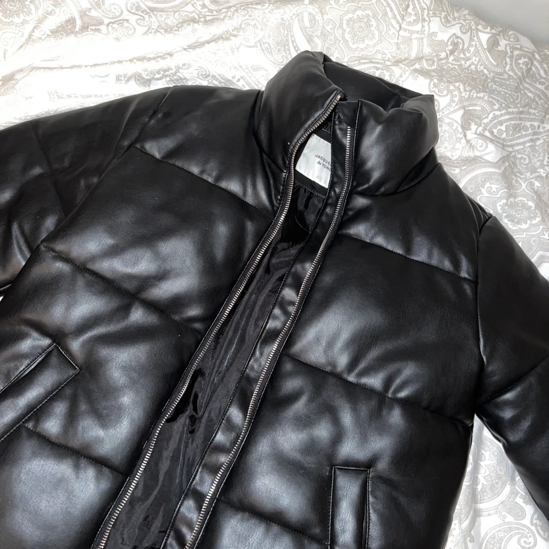 Läderimitation Jacka - 90