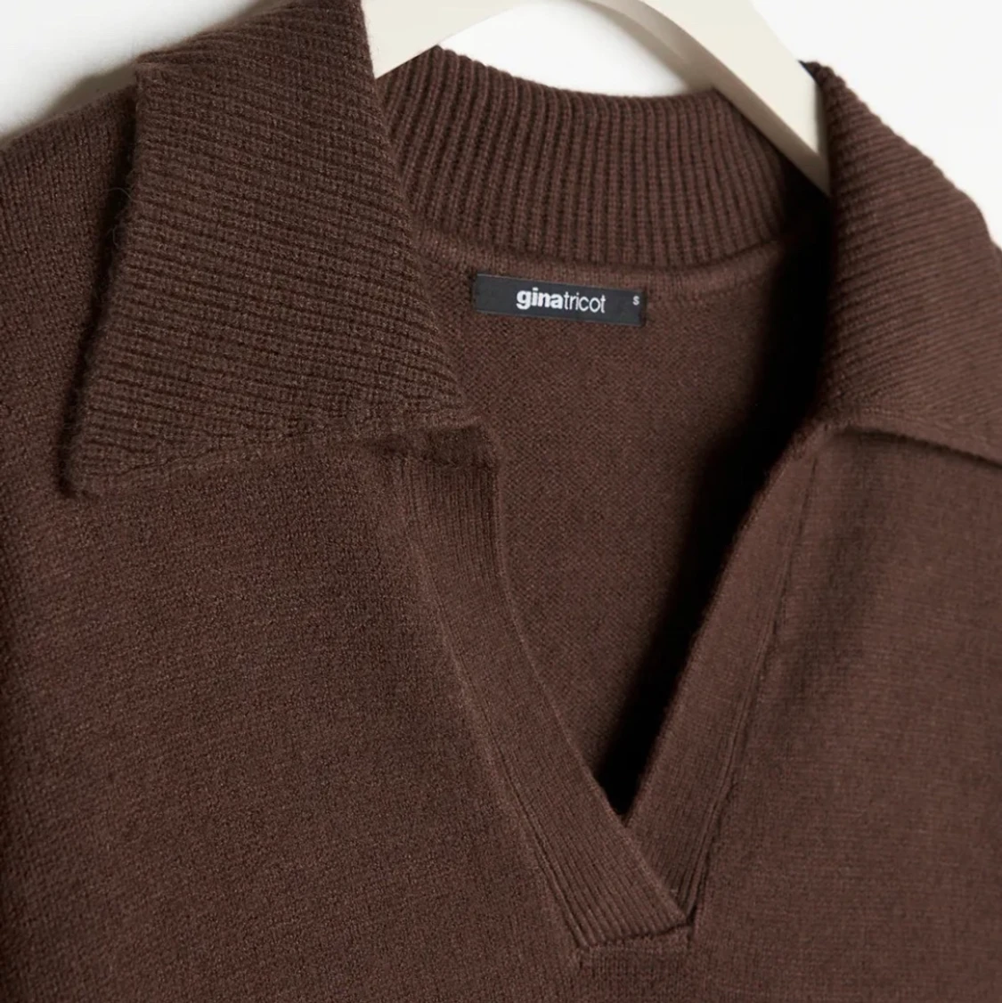 Gina tröja, brun  - 90