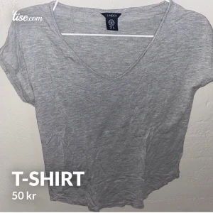 Grå t-shirt - Gråmelerad 