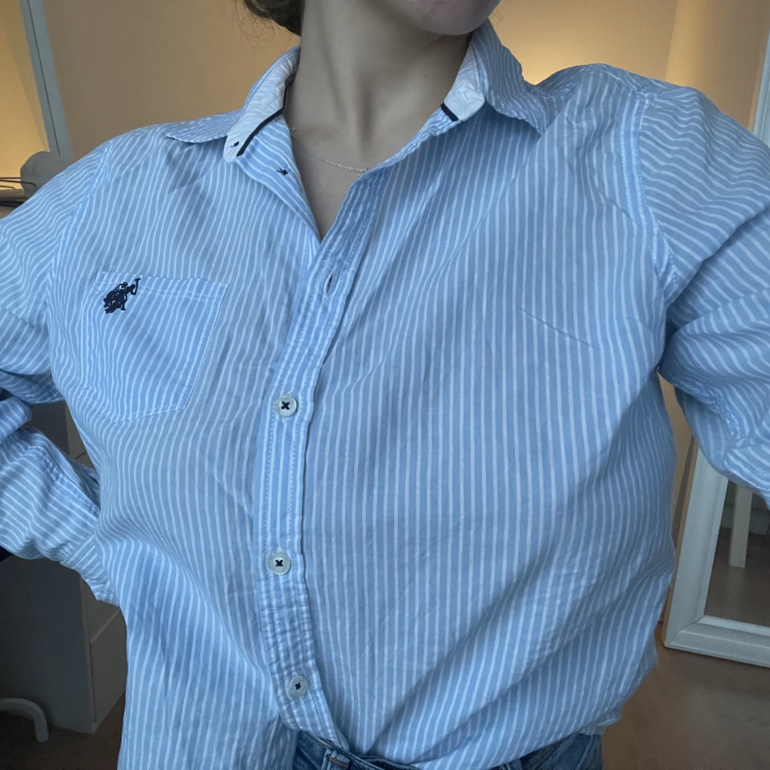 Randig skjorta  - 90