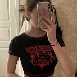 Svart topp - En väldigt snygg svart topp🖤är i vläldigt gott skick och passar väldigt bra till flera olika outfits🖤 kontakta vid intresse🖤