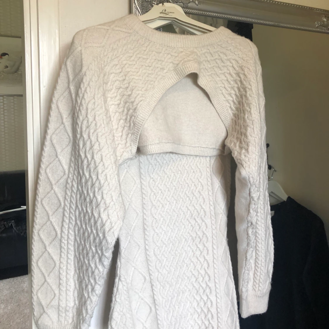 Stickad klänning  - 91