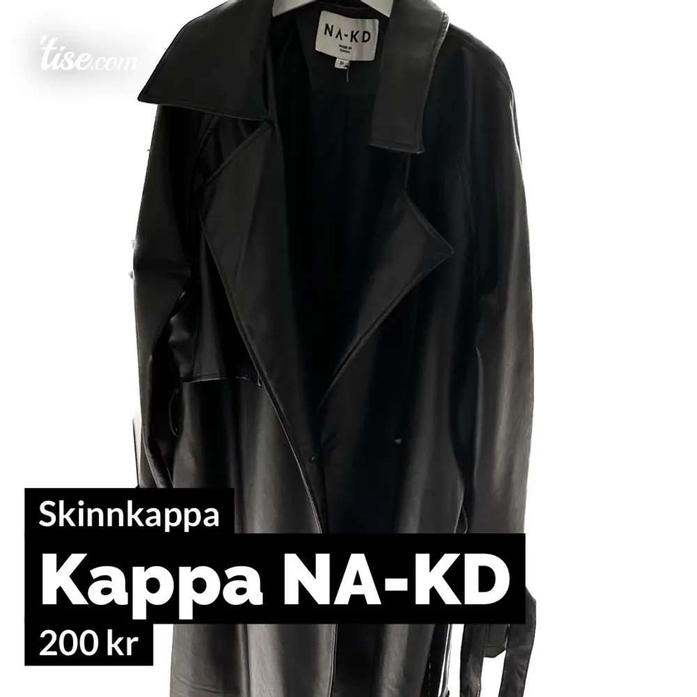 Nyskick , populär skinn kappa från NA-KD . Storlek S. Jackor.