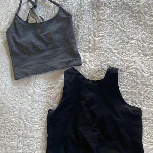 Betterbodies topp  - Två träningstoppen. Den svarta från hm, den gråa från better Bodies. Båda stl S. Knappt använda.