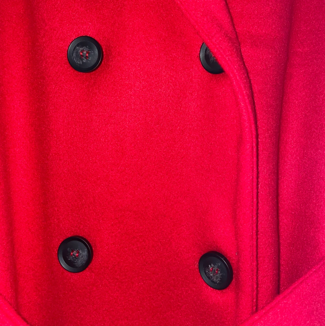 Röd kappa med luva - 90