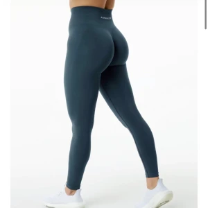 Alphalete tights - Helt nya amplify leggins från alphalete, färgen whale blue i storlek S. Säljes pga fel storlek. Nypris 727kr + frakt och tull.