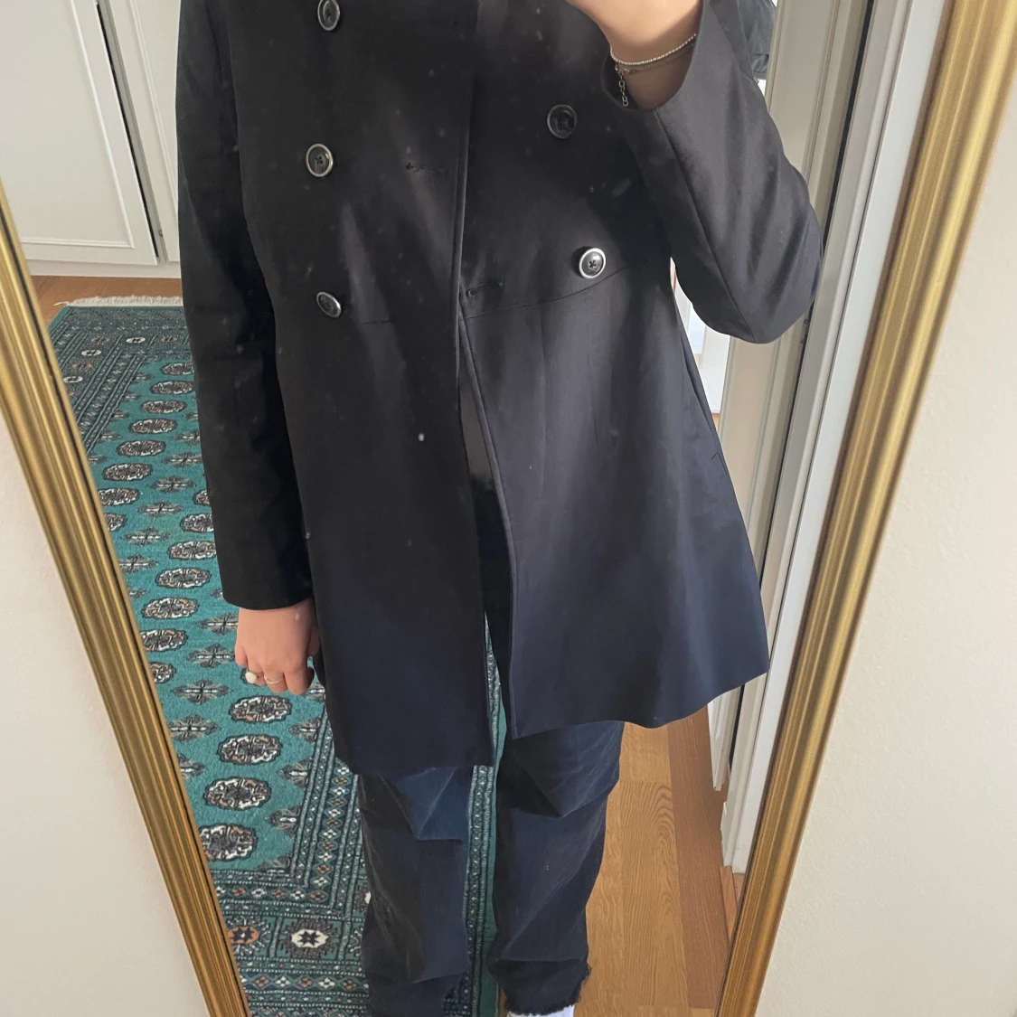 Svart kappa från Stockhlm strlk 40 - 90