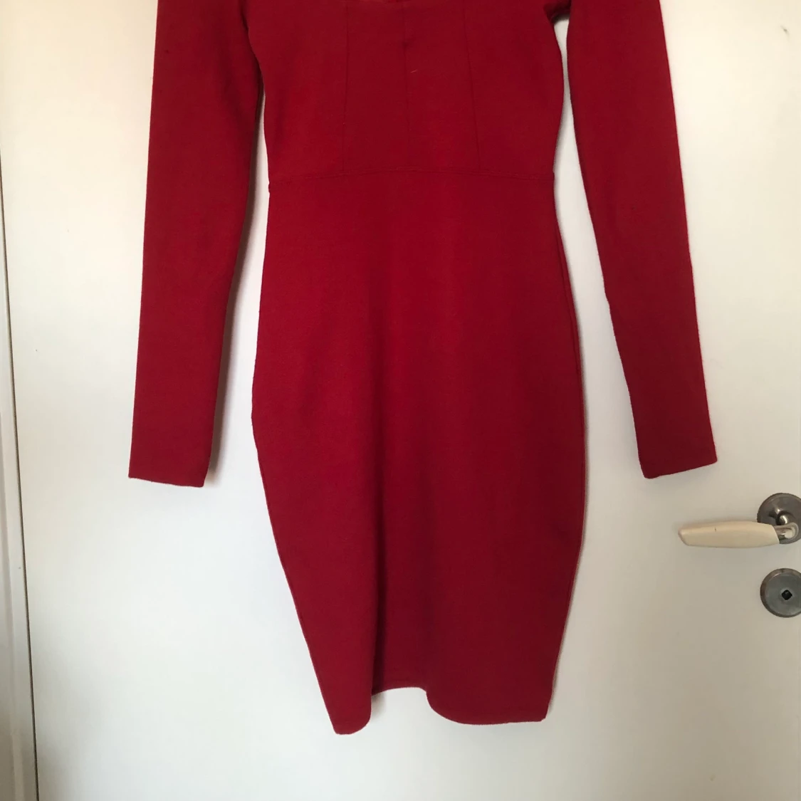 Röd klänning  - 91
