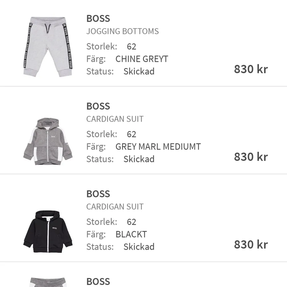 Hej säljer den svarta Hugo Boss dressen, knappt använt och kommer inte användas mer eftersom mina barn har växt ifrån dom. . Hoodies.