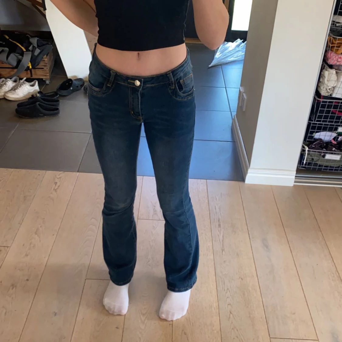 Lågmidjade byxor  - 90