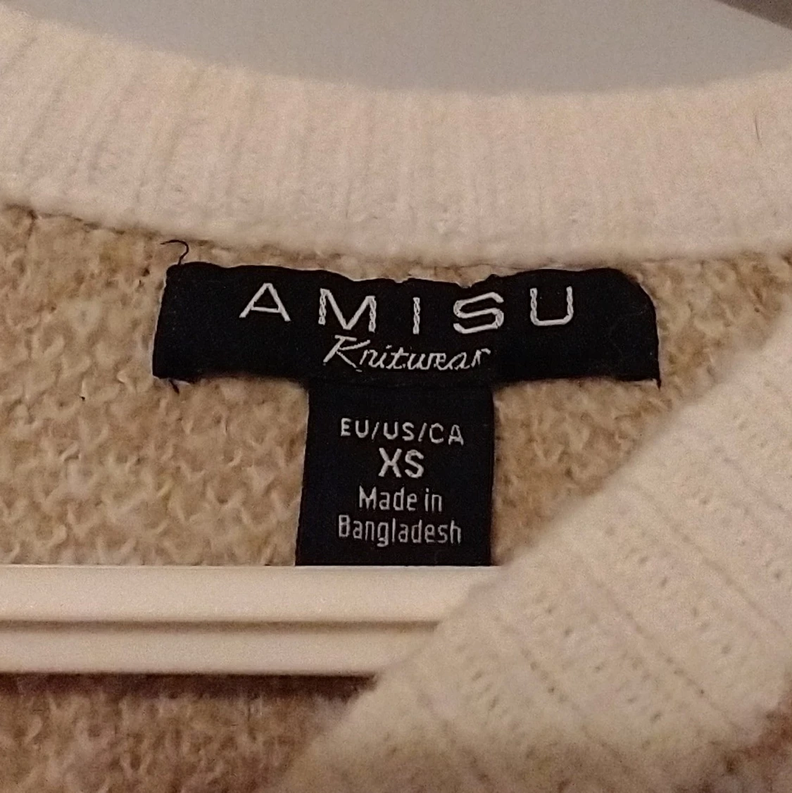 Mönstrad stickad tröja - 91