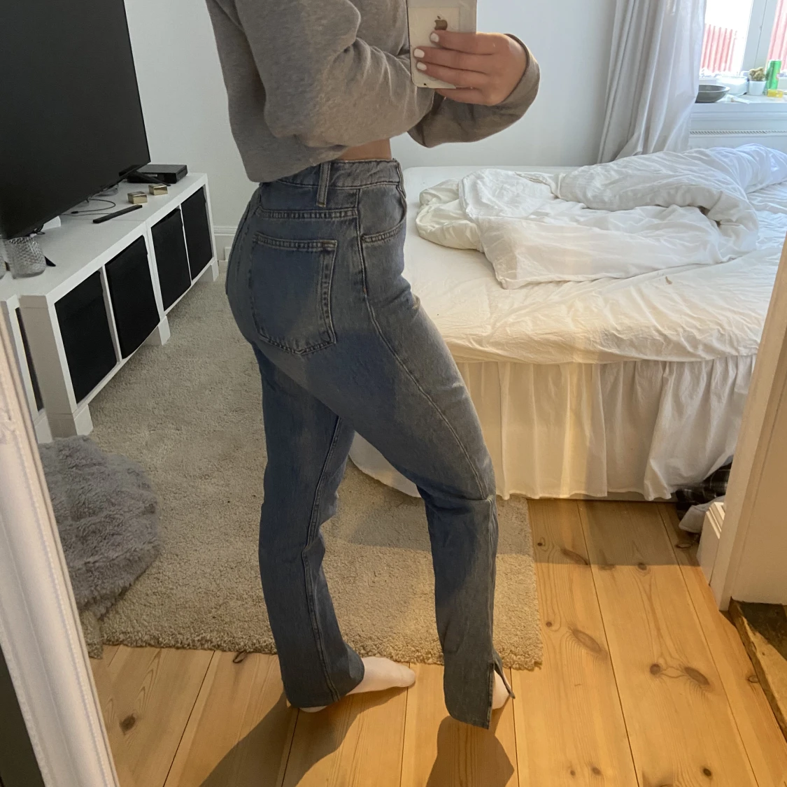 Jeans med slits - 91
