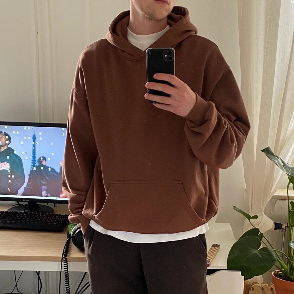 Brun Rue Porter Ultra Heavy Weight hoodie vintage brown | Plick