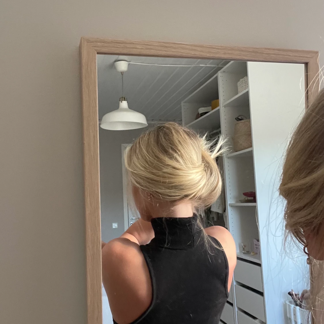 Svart polo linne - 91