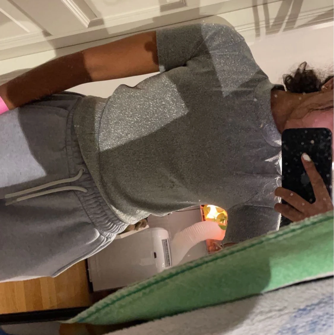 Silverglittrig t-shirt - 91