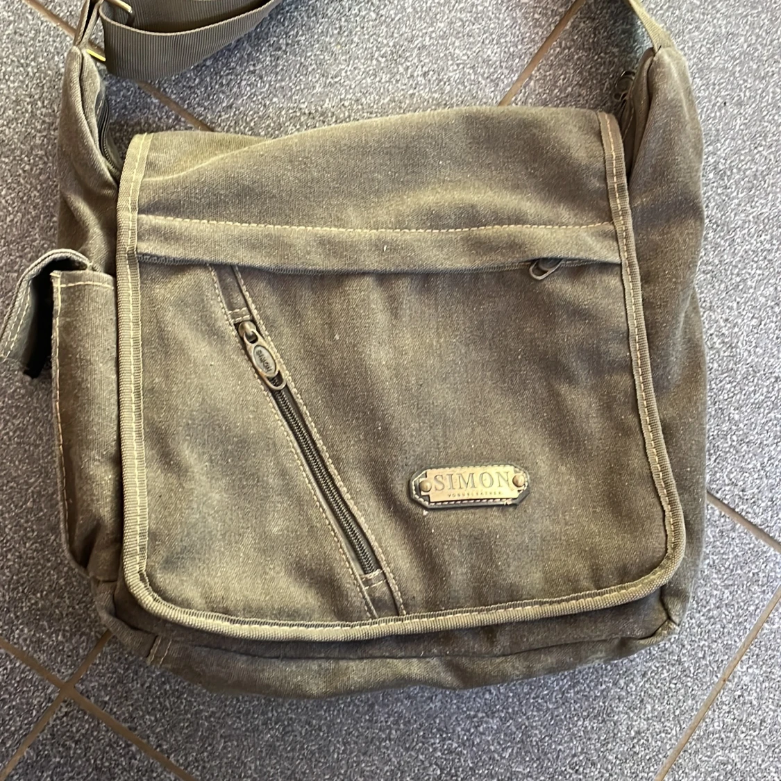 Axelremsväska i tyg, tygväska  - 90