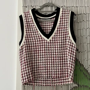 sweater vest  - sweater vest (distressed at bottom) oversized fit 