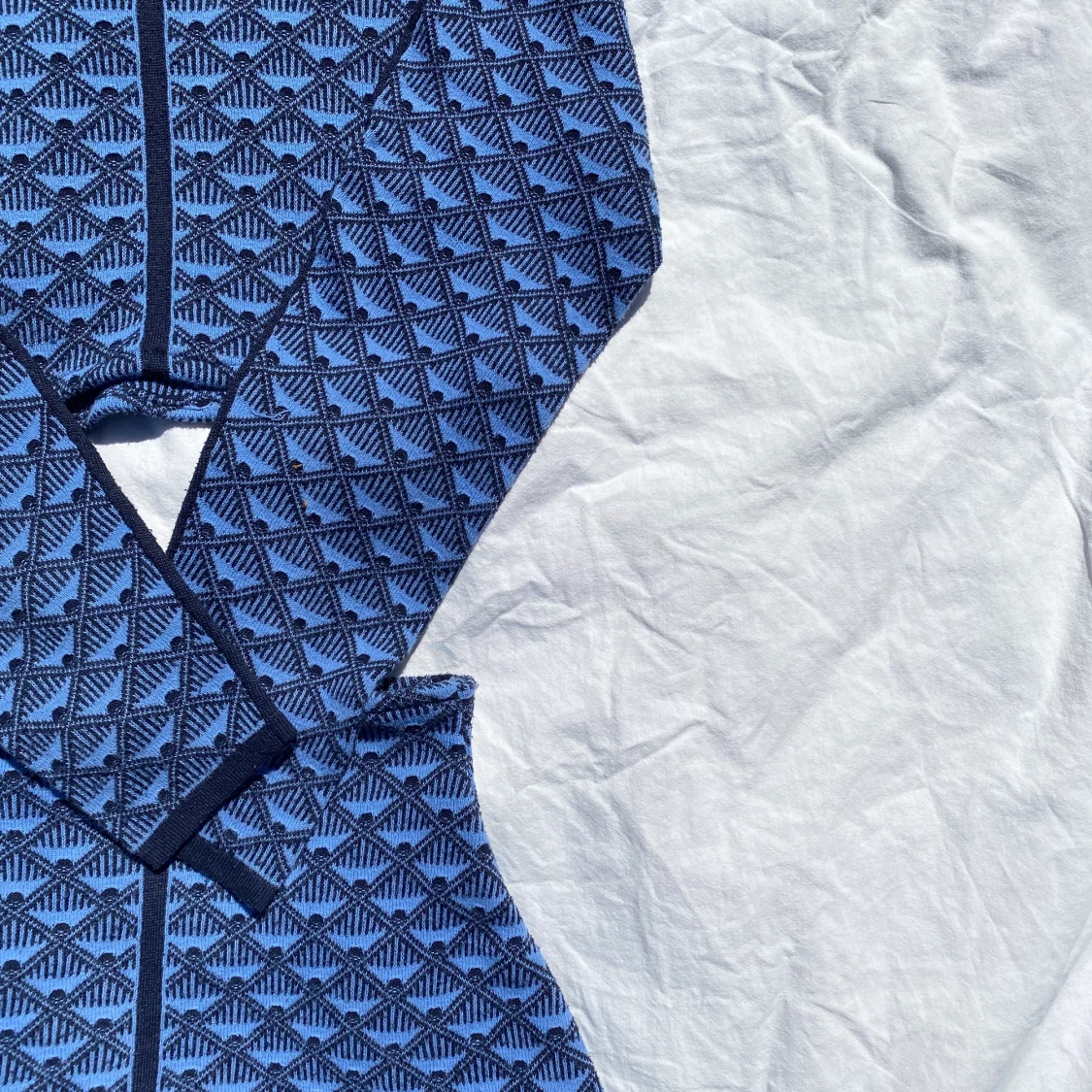 Blå kjol och tröja  - 90