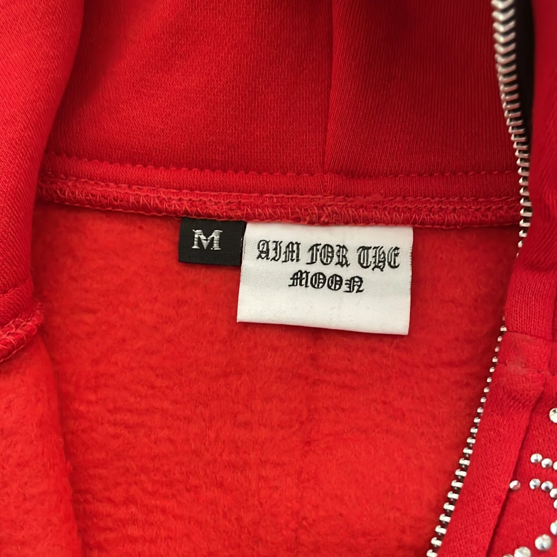 Aim for the moon Rhinstone hoodie  - 90