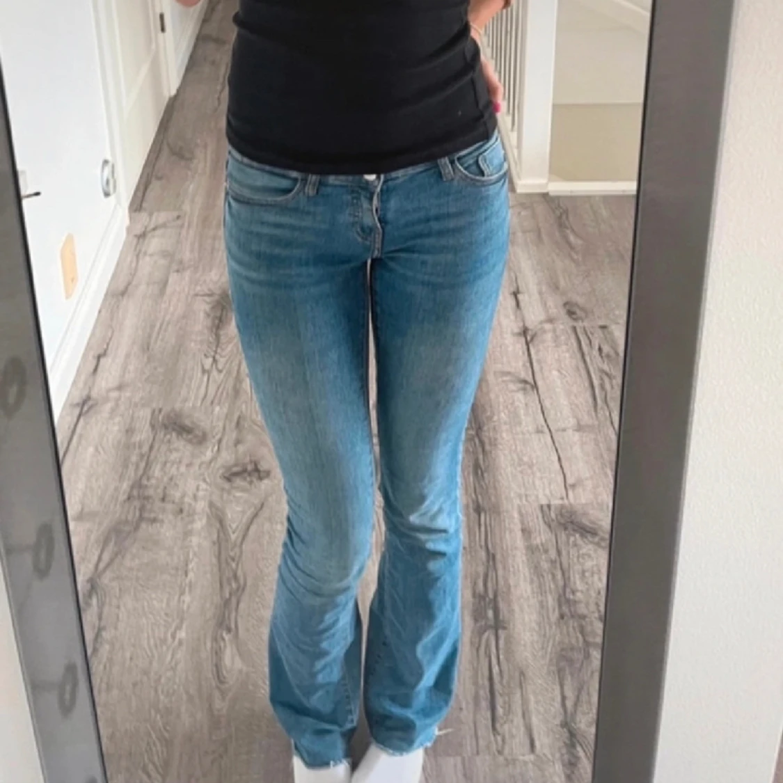 Lågmidjade jeans