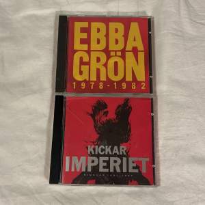 Ebba Grön och Imperiet, Orginal CD skivor från 1987 och 1990.  30 kr st. 
