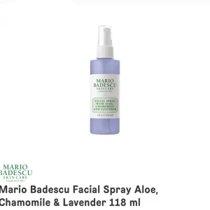 Mario badescu face mist - TITTA BILD 2!💗Mario Badescu facial spray med aloevera, camomille och lavendel💜 Se bild två för att se ungefärlig mängd💜
