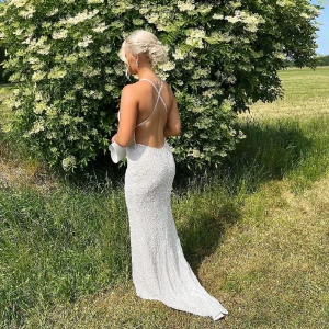 Balklänning dressroom - Säljer min balklänning från dressroom, köpt för 5000kr. Justerbara band i rygg så både strl 36, 36/38, 38 passade i stort sett lika bra. Köpte mellanstorleken. Jag är 172 cm. Hör av er för fler bilder. 🙌🏻💓