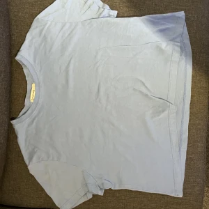 Topp - En kortare t-shirt från stradivarius! Väldigt fin blå färg🦋💙 (nypris 120 kr💸)