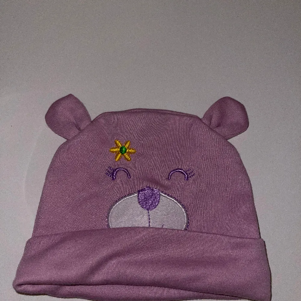 Purple cotton cap. Accessoarer.